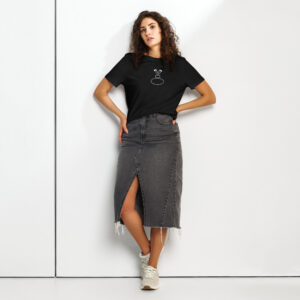 Women’s organic ribbed neck t-shirt