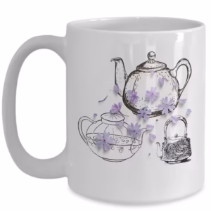 Tea Kettle Collection Coffee Mug by Coni Blau