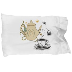 Teapot Collection Pillow Cover from Coni Blau - I Heart Tea