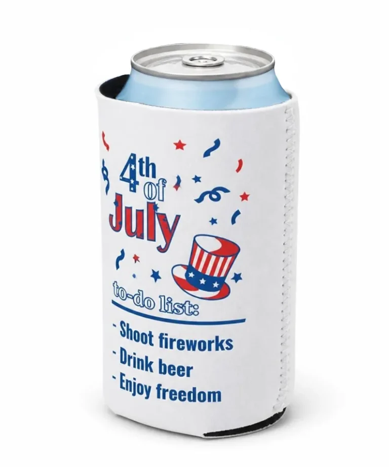 Can Cooler Happy 4th of July! by Coni Blau