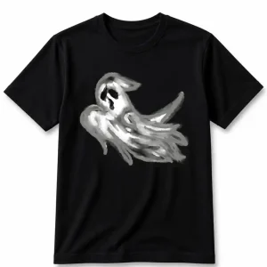 One Ghost T-Shirt for Halloween by Coni Blau