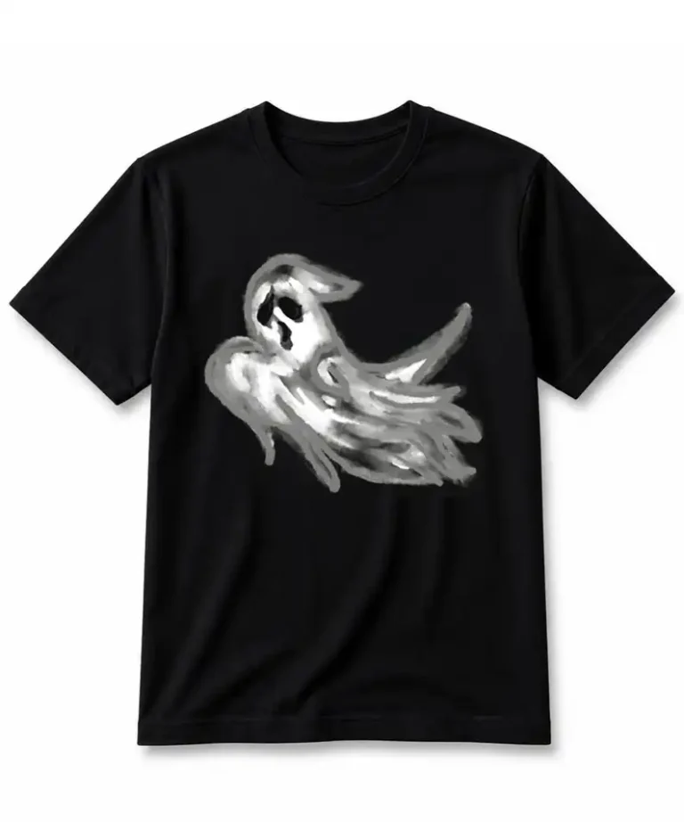 One Ghost T-Shirt for Halloween by Coni Blau