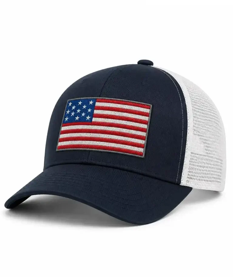 Trucker Cap with USA flag by Coni Blau
