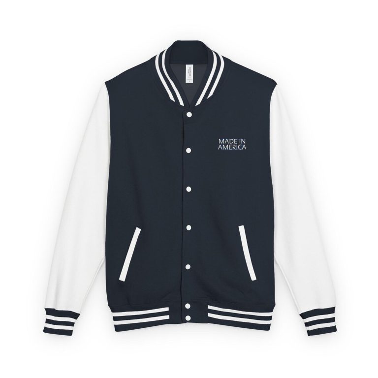 Heavyweight Letterman Jacket "Made in America" by Coni Blau