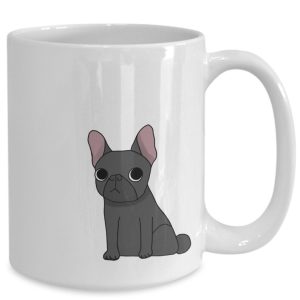 French Bulldog Mug Kawaii - Dog Lover Gift by Coni Blau