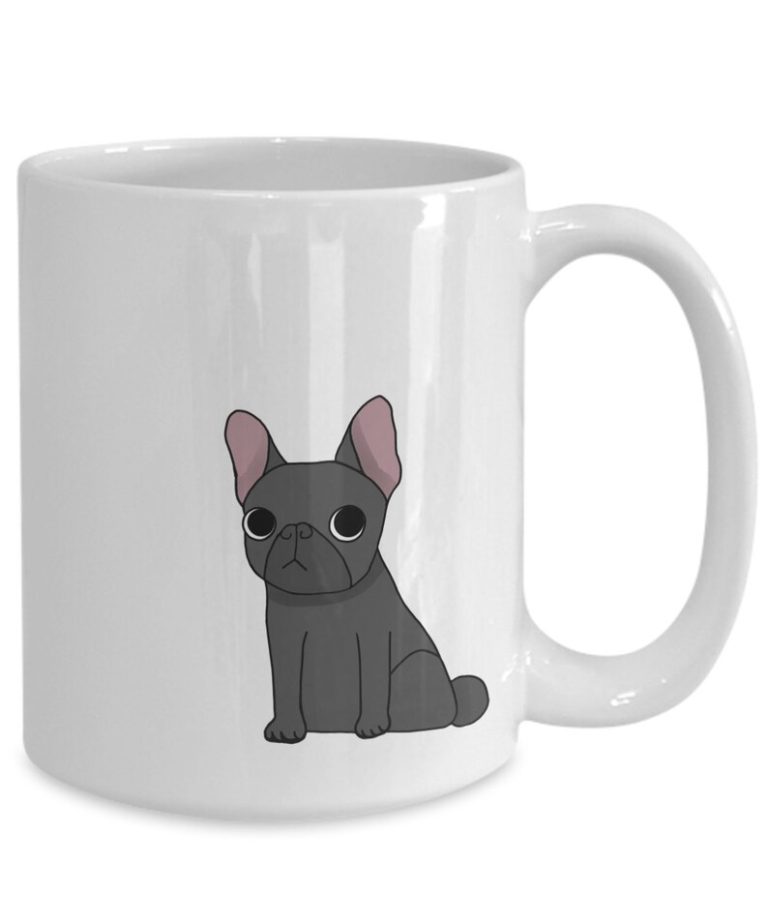 French Bulldog Mug Kawaii - Dog Lover Gift by Coni Blau