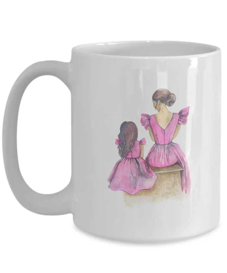 Best Mom Coffee Mug Mothers Day Gift from Daughter B by Coni Blau