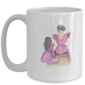 Best Mom Coffee Mug Mothers Day Gift from Daughter B by Coni Blau