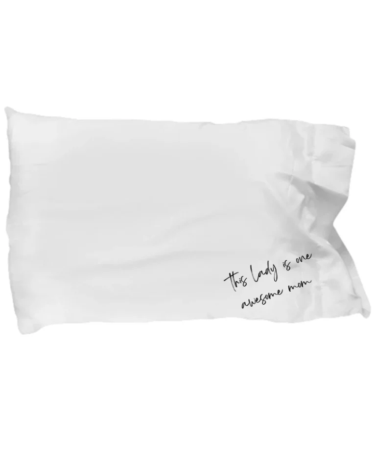 Awesome Mom Pillowcase, Mother's Day Gift (20" x 30") Soft Microfiber - Pillow Cover by Coni Blau