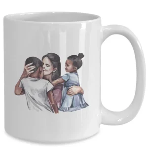 Best Mom Ever Coffee Mug - Mother's Day Gift - One Son, One Daughter by Coni Blau
