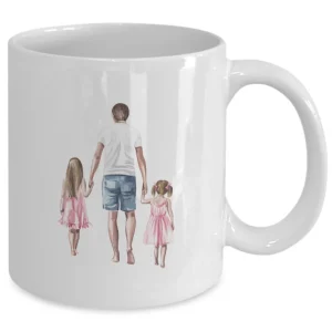 Best Dad Ever Mug: Father's Day Gift from Two Daughters by Coni Blau