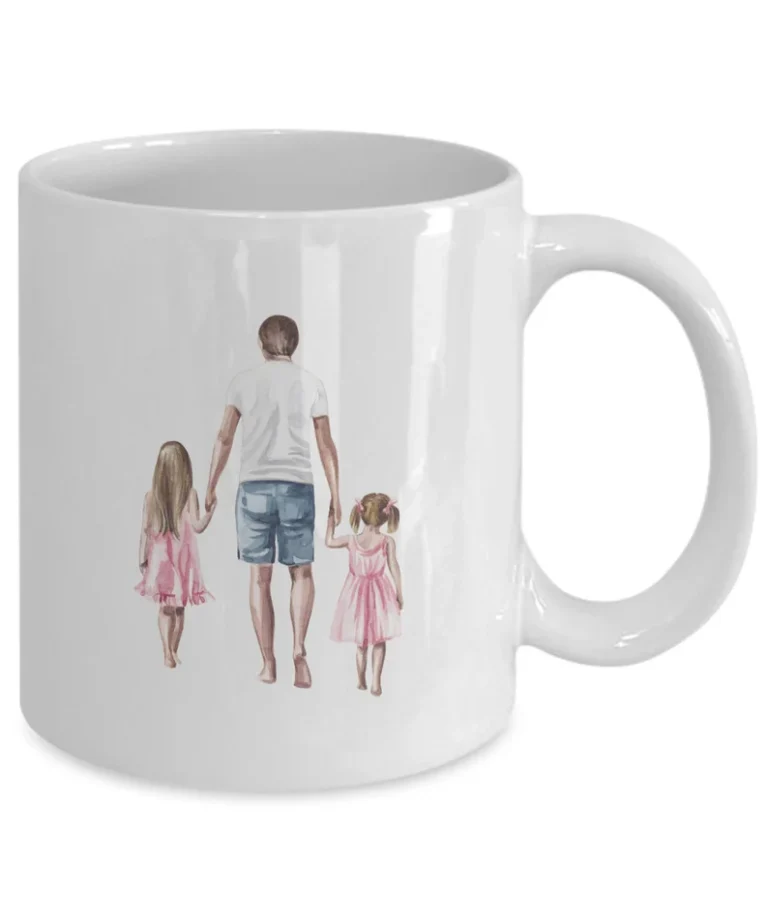 Best Dad Ever Mug: Father's Day Gift from Two Daughters by Coni Blau