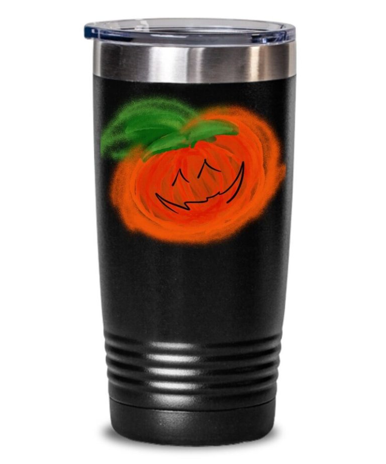 Pumpkin 20oz/30oz Halloween Tumbler with Lid by Coni Blau
