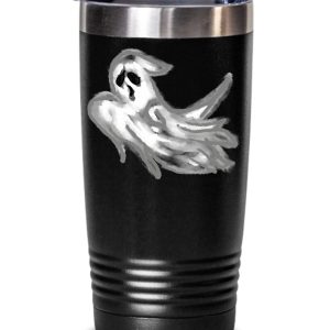 One Ghost 20oz/30oz Halloween Tumbler with Lid by Coni Blau